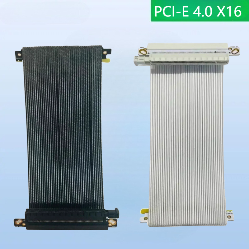Itx Gpu Riser Pcie 4.0 16X - سلك عالي السرعة متوافق مع الفضة
