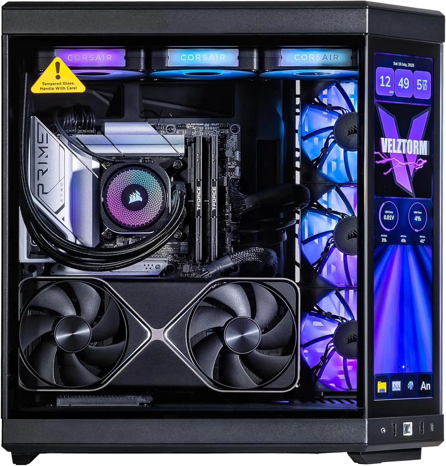 كمبيوتر مكتبي للألعاب Velztorm - مراجعة Rtx 5080 16Gb وسعره