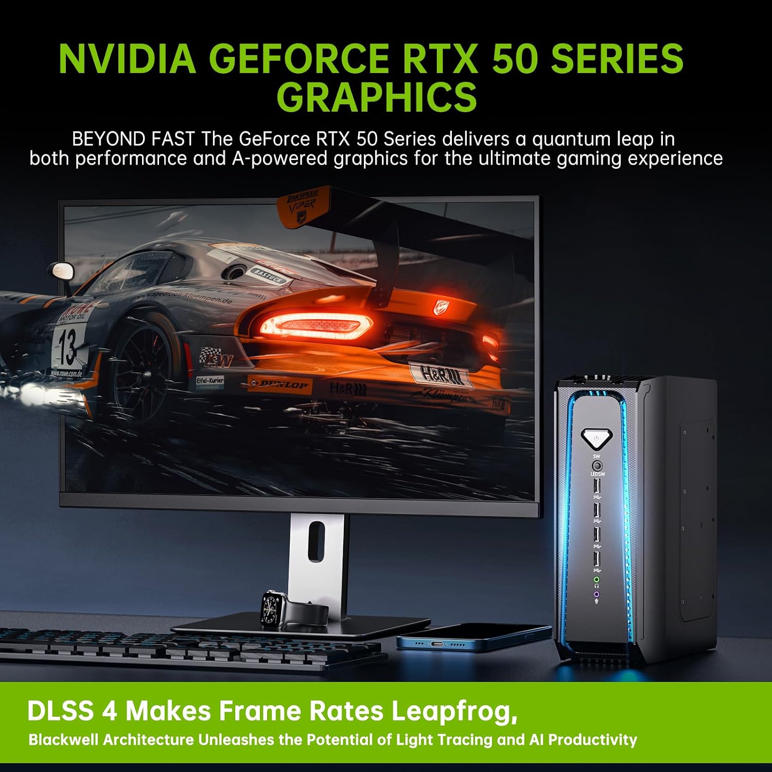 جهاز كمبيوتر صغير مزود بتبريد  - مراجعة Desktop Gaming Gpu 32Gb وسعره