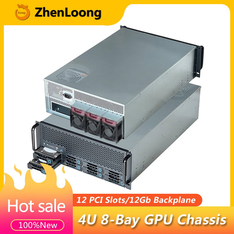 ZhenLoong GPU 4U خادم الرف حال - مراجعة Server Gpu Chassis 4U وسعره