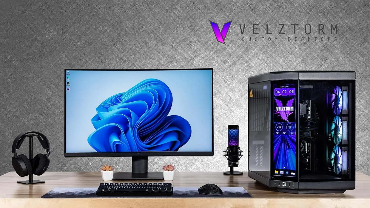 كمبيوتر مكتبي للألعاب Velztorm - مراجعة Rtx 5080 16Gb وسعره