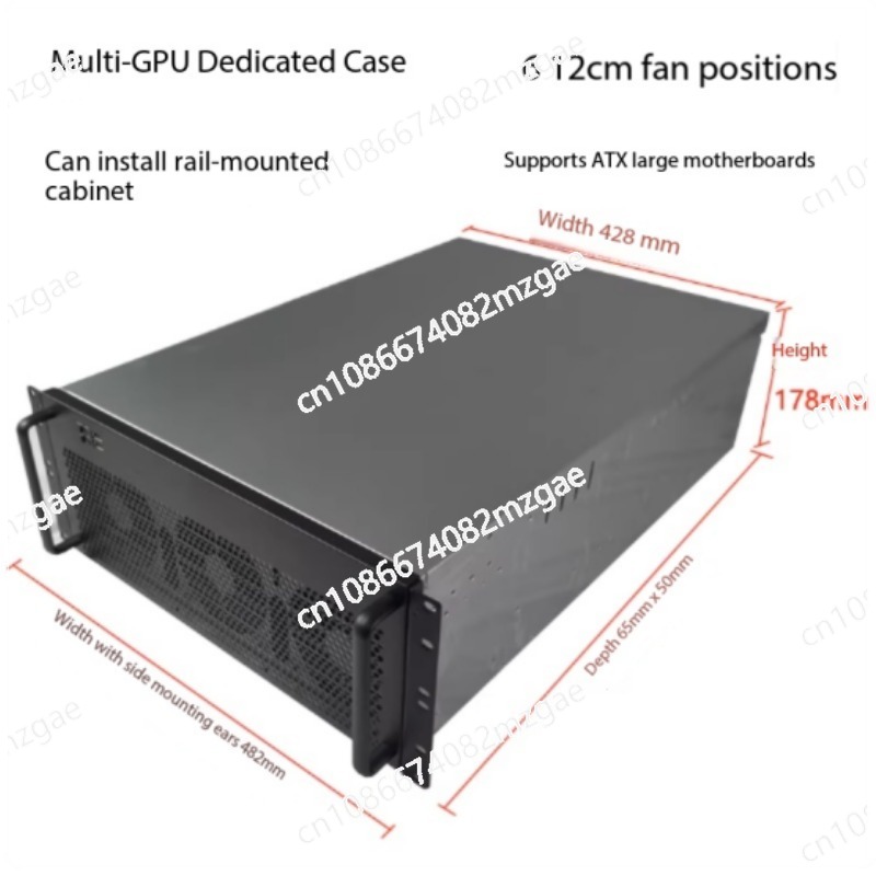 هيكل كمبيوتر 4U متعدد بطاقات ا - مراجعة Server Gpu Chassis 4U وسعره