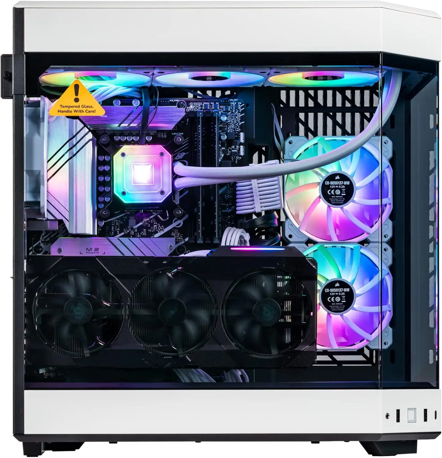 كمبيوتر مكتبي للألعاب Y60 مخصص - مراجعة Rtx 5090 32Gb وسعره